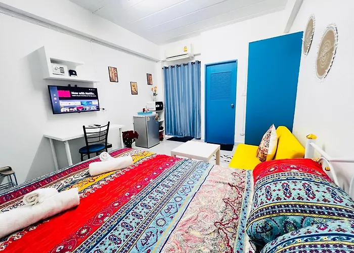 203 Budget Room, Wifiutilities, Bangkoks Center Apartamento *
